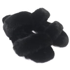 Saint Laurent Paris Mink Slide Sandals Black 44 — view 3