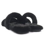 Saint Laurent Paris Mink Slide Sandals Black 44 — view 4