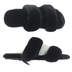 Saint Laurent Paris Mink Slide Sandals Black 44 — view 6