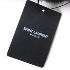 Saint Laurent Paris Mink Slide Sandals Black 44 — view 8