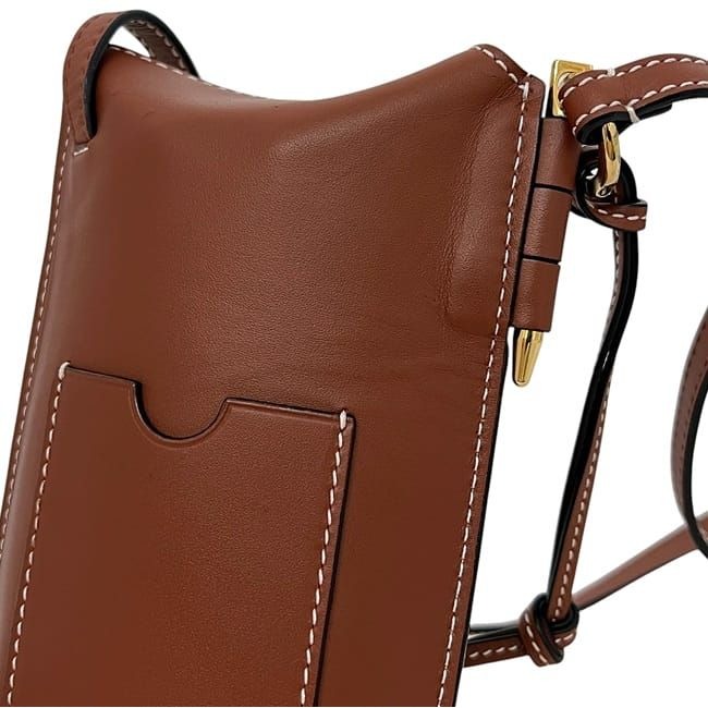 Loewe Shoulder Bag Phone Brown Gate Open — view 2