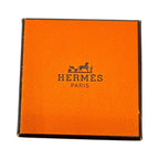 Hermes Eclipse Pierced Earrings Silver and White on Both Ears — view 8