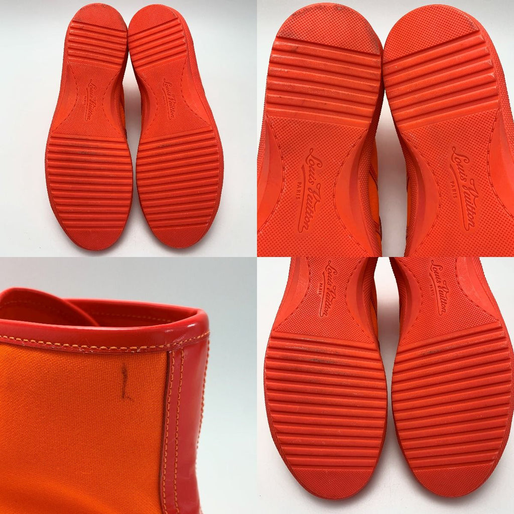 Louis Vuitton High-Cut Sneakers Orange 9 — view 7