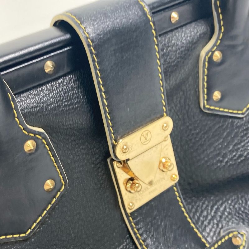 Louis Vuitton Handbag Angenieux PM Suhali Leather Noir Black — view 7