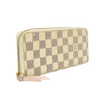Louis Vuitton Wallet Damier Azur Portefeuille Clemence White — view 2