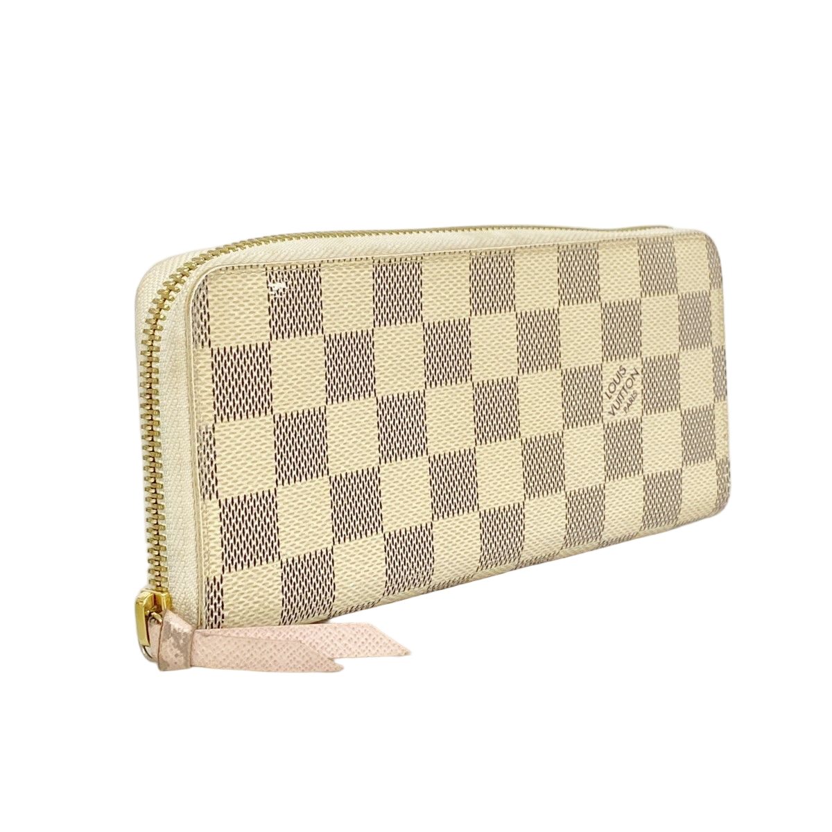 Louis Vuitton Wallet Damier Azur Portefeuille Clemence White — view 2