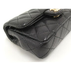 Chanel Classic Mini Bag Quilted Lambskin Black — view 4