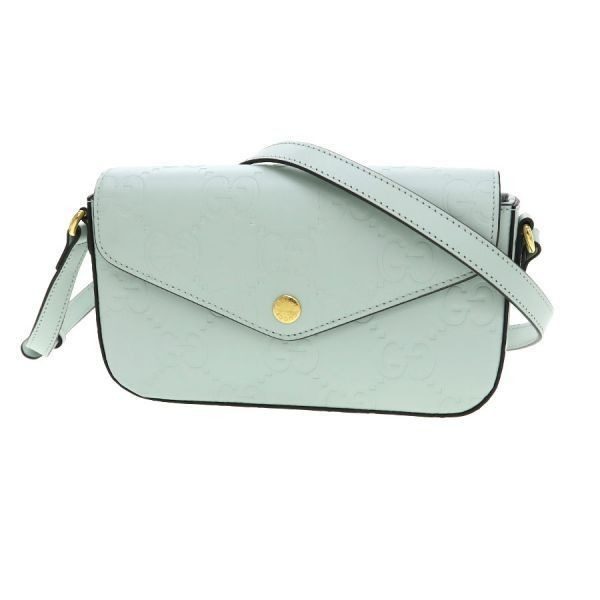 Gucci Super Mini Embossed Messenger Bag