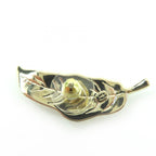 Chanel CC Logo Leaf Design Rhinestone Earrings Gold — view 7