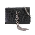 Saint Laurent Kate Mini Chain Shoulder Bag Croco