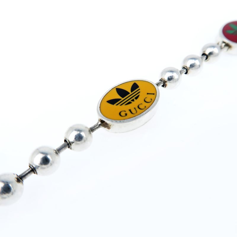 Gucci Adidas Collaboration Bracelet Ball Chain 18 AG 925 Multicolor — view 7