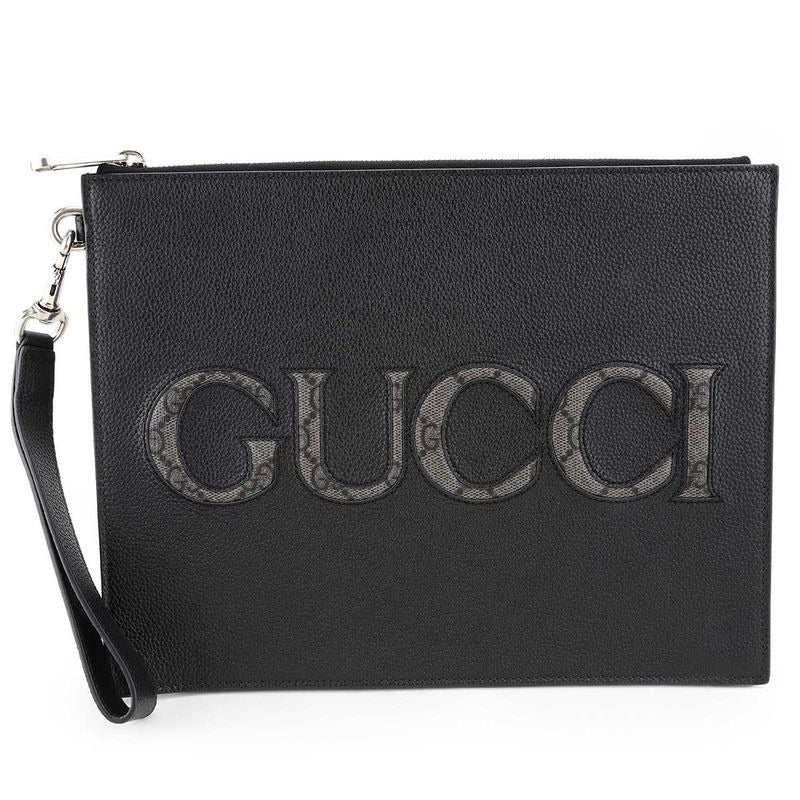 Gucci Clutch Bag GG Supreme Black