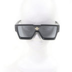 Louis Vuitton Sunglasses Cyclone Recycled Acetate Black Demo — view 3