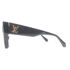 Louis Vuitton Sunglasses Cyclone Recycled Acetate Black Demo — view 4