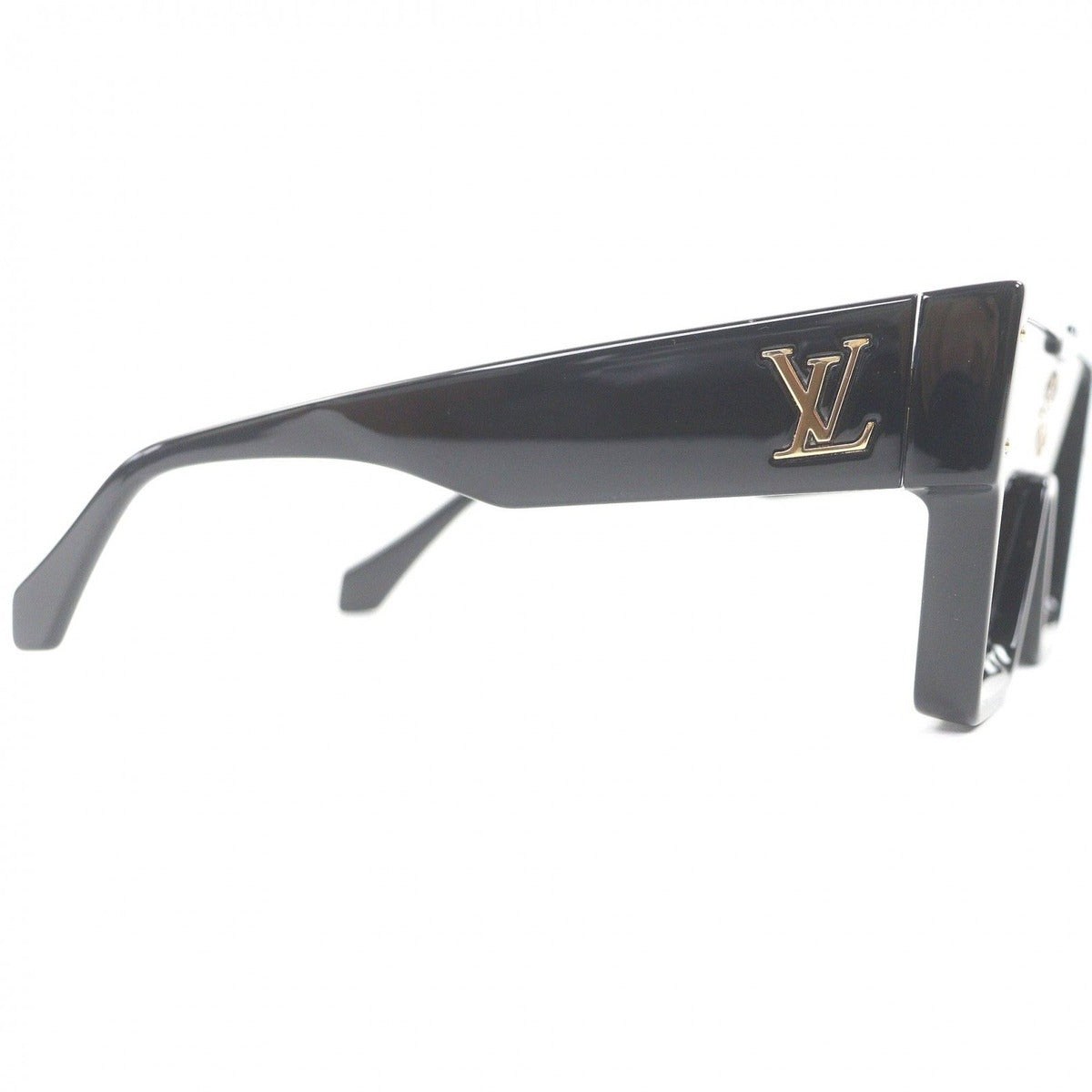 Louis Vuitton Sunglasses Cyclone Recycled Acetate Black Demo — view 5