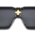 Louis Vuitton Sunglasses Cyclone Recycled Acetate Black Demo — view 7