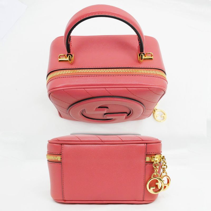 Gucci Blondie 2-Way Top Handle Bag Pink Leather — view 5
