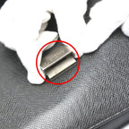 Louis Vuitton Taiga Clutch Bag Serenga Black — view 9