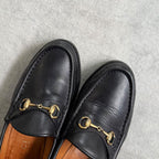Gucci Horsebit Loafers Leather Black Gold Hardware 35 1 2 — view 3