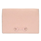 Gucci Horsebit Leather Pink Card Case Business Holder 0069 — view 2
