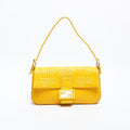 Fendi Shoulder Bag Matelasse Mamma Bucket Leather
