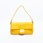 Fendi Shoulder Bag Matelasse Mamma Bucket Leather