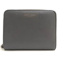 Yves Saint Laurent Wallet Women Leather Gray