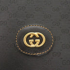 Gucci Vintage Sherry Line Micro GG 002-63-0048 Black Tote Bag 0769 — view 8