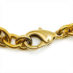 Celine Triomphe Gold Rhinestone Bracelet — view 7