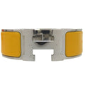 Hermes Clic Clac H GM Bracelet Metal Enamel Yellow 1200