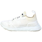 Dior Front Logo Lace Up Low Cut Sneakers White
