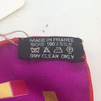 Hermes Scarf Carre 90 Silk Mosaique 24 Horse Pattern — view 6