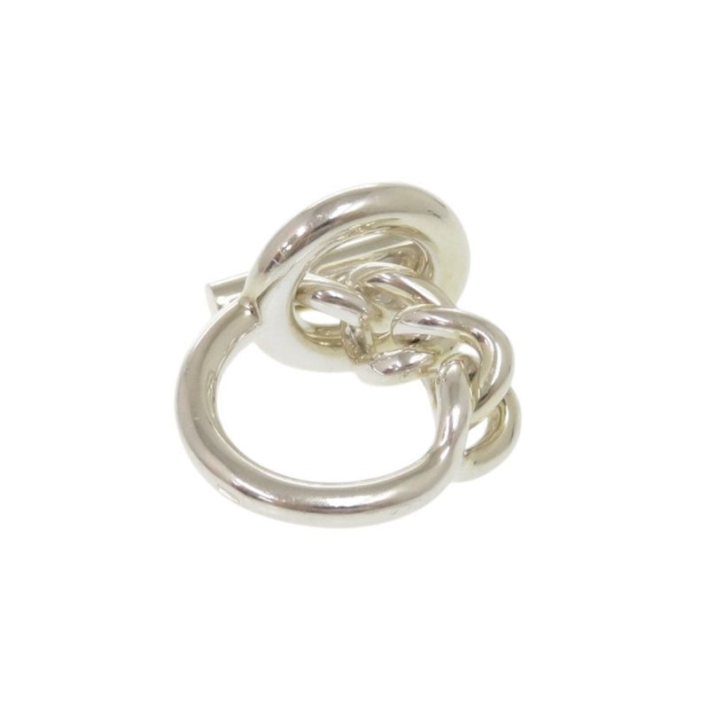 Hermes Croisette Silver 925 Size 51 Ring 1172 — view 7