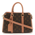 Louis Vuitton Monogram Souffle NV BB 2-Way Shoulder Bag Crossbody Peche