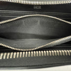 Dior Long Wallet Saddle Zip 2 Ykk h00 N Black — view 5
