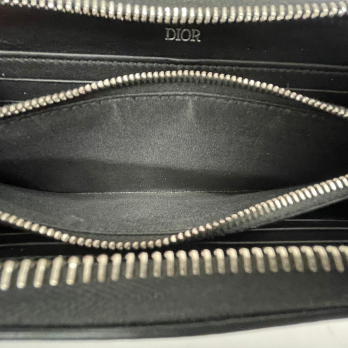 Dior Long Wallet Saddle Zip 2 Ykk h00 N Black — view 5