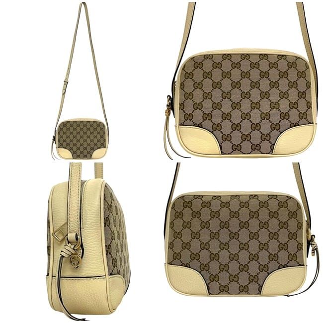 Gucci Shoulder Bag Beige Cream White — view 2