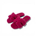 Hermes Oran Sandals Shoes Shearling Pink Flat Mule Boa