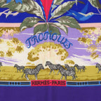 Hermes Carre 140 Tropiques Cashmere Silk Multicolor Scarf 0823 — view 3