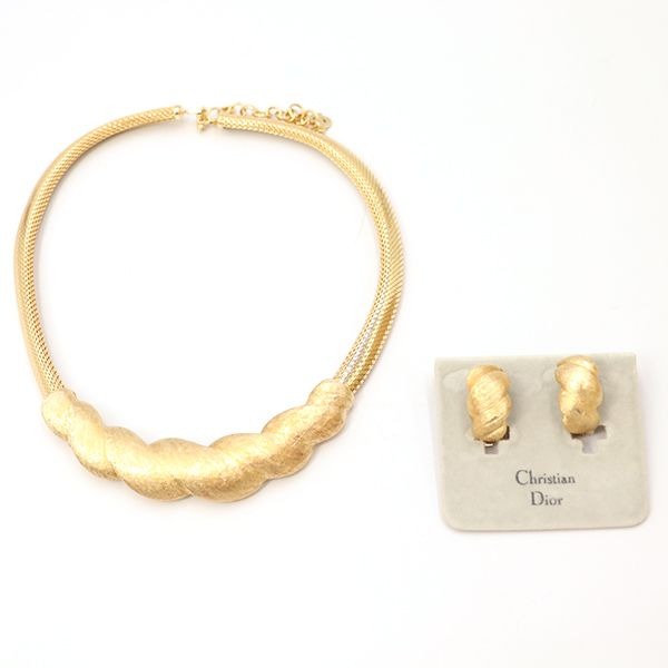 Christian Dior Vintage Necklace Earrings Set
