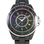 Chanel Watch Electro World Limited Pieces Multicolor Index Black