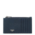 Fendi Selleria Fragment Case Card Navy Red Leather