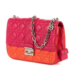 Dior Miss Pink Orange Red Cannage Quilt Shoulder Bag Orange. — view 2