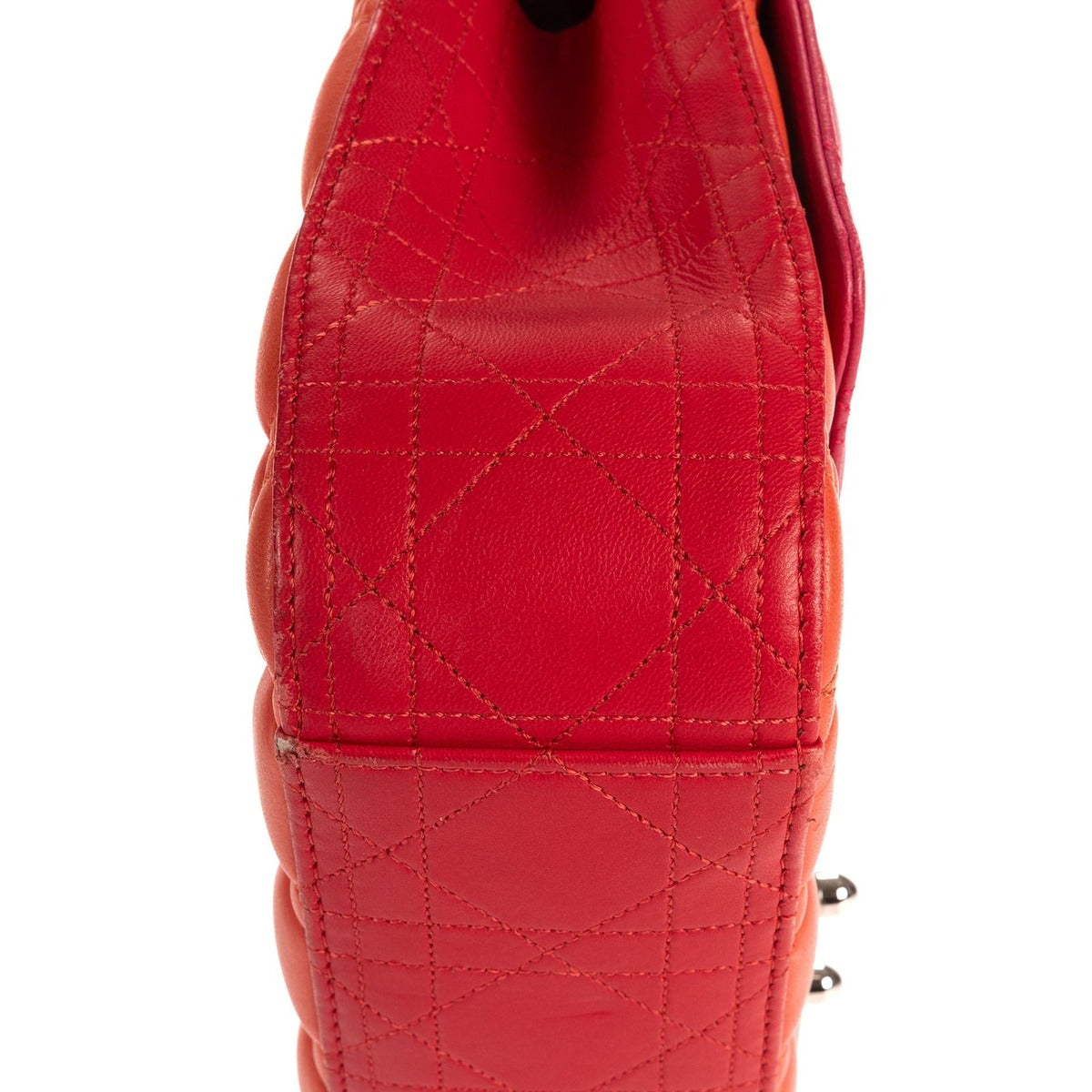 Dior Miss Pink Orange Red Cannage Quilt Shoulder Bag Orange. — view 7