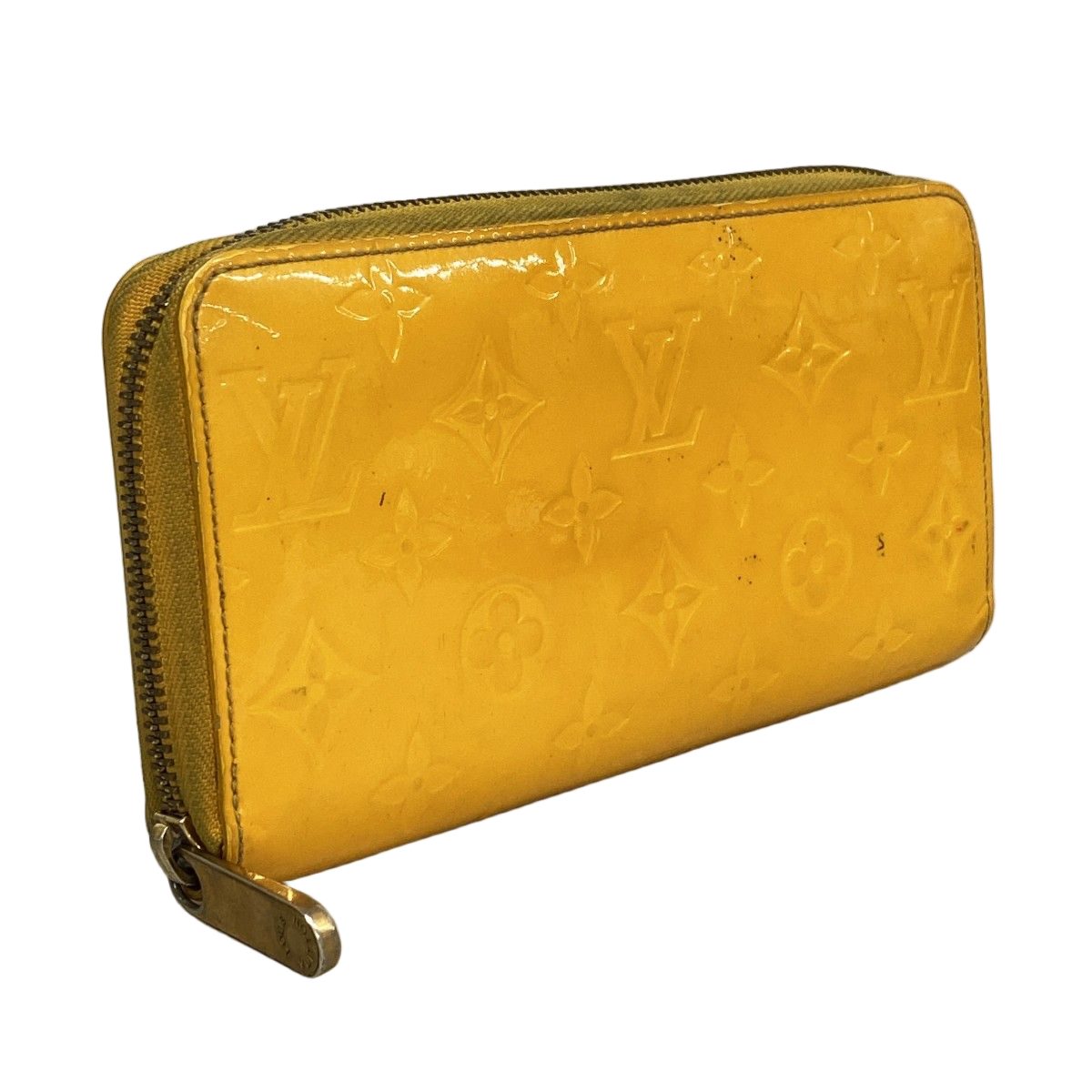 Louis Vuitton Wallet Vernis Zippy Jaune Passion — view 2