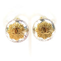 Chanel Gold Sunburst Crystal