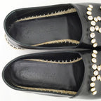 Chanel Espadrilles Coco Mark Bijoux Black Patent Leather 20 C 37 — view 7