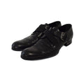Louis Vuitton Business Shoes Dress Leather Logo Belt 8 Black