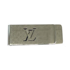 Louis Vuitton Bill Clip Silver Steel Money Shoulder Bag