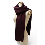 Gucci Scarf Reversible Winter Wool GG Wine Navy — view 5